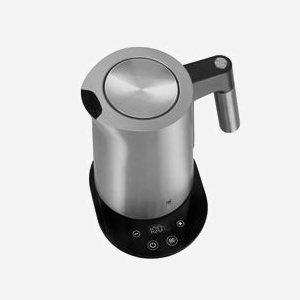 WMF Bouilloire Électrique 04.1331.0011 : 1.6L, 3000W, Corps en Acier Inoxydable Cromargan, Thermostat Réglable, Filtre Anti-Calcaire, Sans Fil, Écran LED - Miniature 4