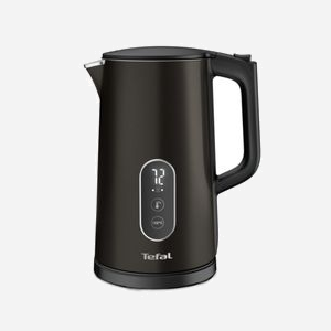 Bouilloire Digitale Tefal KI831E10 1.7L Noir Inox, 5 Températures, Maintien au Chaud 30min, Filtre Anti-Calcaire, Commande Tactile