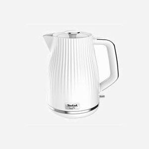 Bouilloire Tefal KO250130 Blanc 1.7L 2400W avec Arrêt Surchauffe, Base 360°, Élément Dissimulé, Coupure Automatique, Rangement Câble et Indicateur Lumineux - Miniature 1