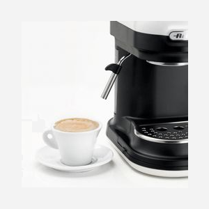 Ariete Machine Expresso Semi-Automatique 1318/01 Blanc, 920W, 15 Bar, Réservoir 0.8L, Café Moulu/Grains, Broyeur 250g, Cappuccino, Filtre à Eau - Miniature 2