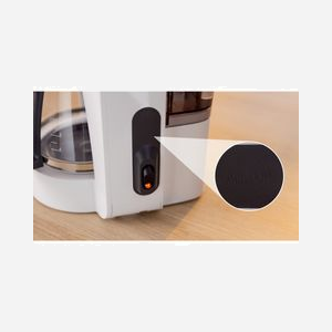 Bosch TKA2M111 Machine à Café Filtre Manuel, 1.25L, 15 Tasses, Fonction Maintien au Chaud 40min, Système Anti-goutte, 1200W, Blanc - Miniature 4