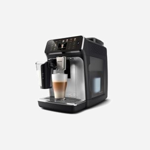 Philips EP5546/70 Machine Expresso Automatique: 15 Bar, LatteGo, Broyeur Céramique 12 Niveaux, Réservoir Grains 275g, Eau 1.8L, 22 Recettes, Écran TFT - Miniature 1