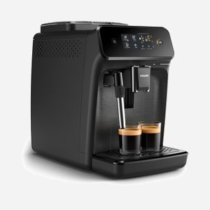 Philips Série 1200 EP1220/00 Machine Expresso Automatique, 15 bar, Broyeur Céramique 12 Niveaux, Réservoir 1.8L, 2 Boissons, Mousseur Lait, Noir Mat - Miniature 4