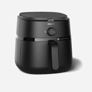 Philips Airfryer Série 1000 NA130/00, Friteuse à air chaud 6.2L, Technologie Rapid Air, 1700W, Thermostat 80-200°C, Minuteur 60 min - Miniature 1