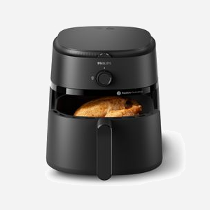 Philips Airfryer Série 1000 NA130/00, Friteuse à air chaud 6.2L, Technologie Rapid Air, 1700W, Thermostat 80-200°C, Minuteur 60 min - Miniature 2