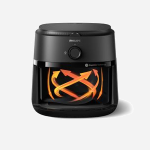 Philips Airfryer Série 1000 NA130/00, Friteuse à air chaud 6.2L, Technologie Rapid Air, 1700W, Thermostat 80-200°C, Minuteur 60 min - Miniature 5
