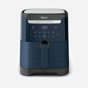 Tefal Easy Fry & Grill EY801410 Friteuse à Air Chaud Double 6.5L 1830W, 8 Programmes, Écran LCD, Type de construction Double, Bleu - Miniature 2