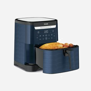 Tefal Easy Fry & Grill EY801410 Friteuse à Air Chaud Double 6.5L 1830W, 8 Programmes, Écran LCD, Type de construction Double, Bleu - Miniature 3