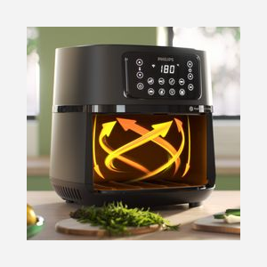 Philips Airfryer XXL Série 5000 HD9285/93 - Friteuse à air chaud connectée 7.2L, 2000W, Rapid Air, 8 programmes, 40-200°C, minuterie 180 min - Miniature 4