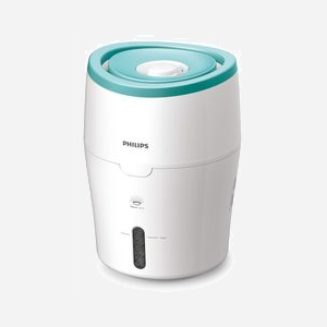 Philips HU4801/01 Humidificateur d'Air 2L, 25m², 26dB, Vapeur, 2 vitesses, 200ml/h, Mode Veille, Filtre Démontable, Vert Clair - Miniature 2