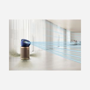 Dyson Purifier Big+Quiet Formaldehyde BP04 (410624-01) - Purificateur d'air 100m², HEPA 13, LCD, WiFi, Alexa/Google Assistant, Oscillation 50°, Bleu/Or - Miniature 4