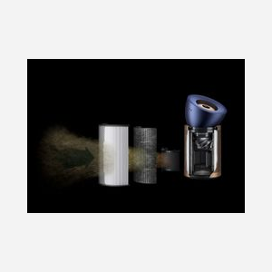 Dyson Purifier Big+Quiet Formaldehyde BP04 (410624-01) - Purificateur d'air 100m², HEPA 13, LCD, WiFi, Alexa/Google Assistant, Oscillation 50°, Bleu/Or - Miniature 5