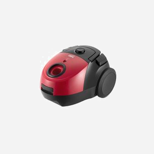 Beko VCC34801AR Aspirateur Cylindrique 800W 2.1L Sac HEPA 12 Noir/Rouge, Tube Télescopique Métal, Rayon 7.5m, 80dB, Sols Durs et Tapis - Miniature 2