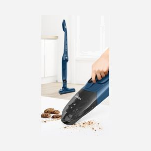 Bosch Serie 2 BBHF216 Aspirateur Balai 2en1 Bleu - Batterie Li-Ion 14.4V, Autonomie 36min, Technologie Cyclonique, Sans Sac, 2 Niveaux de Puissance - Miniature 2