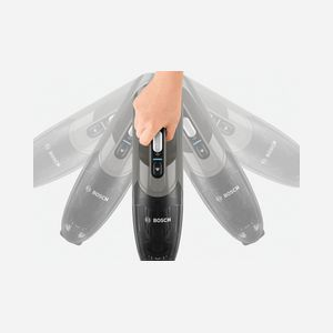 Bosch Serie 2 BBHF214G Aspirateur Balai 2-en-1 Sans Sac Gris, Batterie Li-Ion 14.4V, Autonomie 35min, Technologie Cyclonique, Nettoyage Sec - Miniature 4