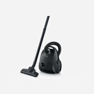 Aspirateur Cylindrique Bosch Serie 2 BGBS2LB1 600W 3.5L Sac, Filtre Hygiénique, 80dB, Rayon 8m, Tube Télescopique, Noir