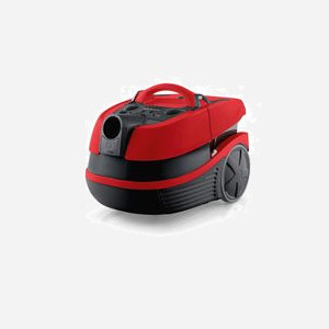 Bosch Serie 4 BWD421PET Aspirateur Cylindrique 2100W Sec & Humide 5L, HEPA, 85dB, Rayon 12m, Tube Télescopique, Noir/Rouge