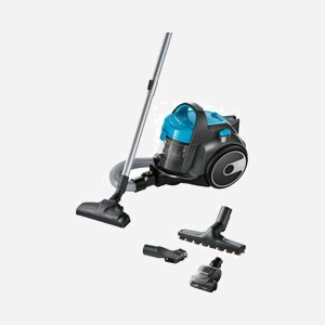 Aspirateur Cylindrique Sans Sac Bosch Serie 2 BGS05X240 700W Turquoise, Capacité 1.5L, Filtre EPA 12, Niveau Sonore 78dB, Tube Télescopique Inox