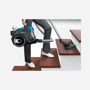 Aspirateur Cylindrique Sans Sac Bosch Serie 2 BGS05X240 700W Turquoise, Capacité 1.5L, Filtre EPA 12, Niveau Sonore 78dB, Tube Télescopique Inox - Miniature 3