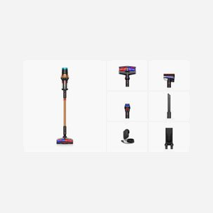 Dyson V16 Piston Animal Aspirateur-balai 2en1 Sans sac 900W Noir/Cuivre. Batterie 70min, HEPA, Cyclonique, 315AW. Brosse motorisée, Mini-brosse, Suceur plat. - Miniature 2