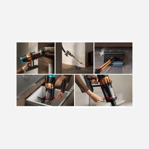 Dyson V16 Piston Animal Submarine : Aspirateur Balai 3-en-1 Sans Sac 1.3L 900W Noir/Cuivre, Aspiration Cyclonique, Filtre HEPA, Batterie 70min, 315 AW - Miniature 5