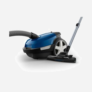 Aspirateur Traîneau Philips Série 3000 XD3110/09, 900W, Sac 3L, Filtre HEPA, Tube Télescopique Métal, Rayon 9m, Niveau Sonore 79dB, Bleu Royal - Miniature 5