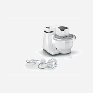 Robot de cuisine Bosch Serie 2 MUMS2AW00 Blanc 700W Bol 3.8L, 4 vitesses, Fonction Impulsion, Rotation Planétaire, Câble 1.1m, Sécurité Intégrée - Miniature 1