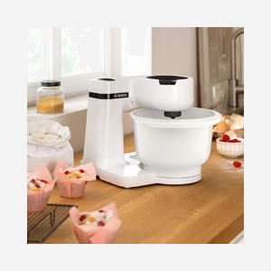 Robot de cuisine Bosch Serie 2 MUMS2AW00 Blanc 700W Bol 3.8L, 4 vitesses, Fonction Impulsion, Rotation Planétaire, Câble 1.1m, Sécurité Intégrée - Miniature 3