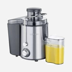 Extracteur de Jus Severin 3566-000 pour Fruits et Légumes - Corps Inox - Préparation Facile par Simple Pression - Référence Severin 3566-000