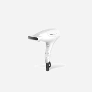 Braun Satin Hair 3 HD380 Sèche-Cheveux 2000W Blanc : 2 Vitesses, 3 Niveaux de Chaleur, Fonction Ionique, Air Frais, Embout Concentrateur