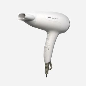 Braun Satin Hair 3 HD380 Sèche-Cheveux 2000W Blanc : 2 Vitesses, 3 Niveaux de Chaleur, Fonction Ionique, Air Frais, Embout Concentrateur - Miniature 2
