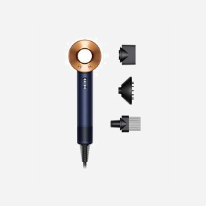 Sèche-cheveux Dyson Supersonic Curly + Coily Bleu/Cuivre 1600W, 3 Vitesses, 4 Températures (Max 100°C), Air Froid, Ionique, 3 Embouts, 2.62m - Miniature 1