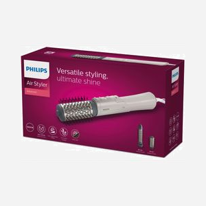 Philips Série 7000 BHA710/00 Brosse Soufflante 1000W Argent - 3 Têtes, 3 Températures, 2 Vitesses, Fonction Ionique, Céramique, Cordon Rotatif 1.8m - Miniature 2