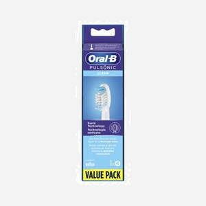 Oral-B Pulsonic Clean - Pack de 4 têtes de brosse à dents blanches - Compatibilité Oral-B Pulsonic - Miniature 3