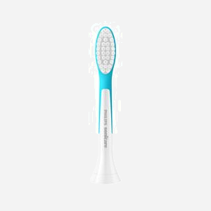 Têtes de brosse Philips Sonicare For Kids HX6042/90 (Lot de 2) - Brins Doux - Remplacement 3 mois - Compatible Philips - Pour Enfants - Bleu/Blanc - Miniature 2