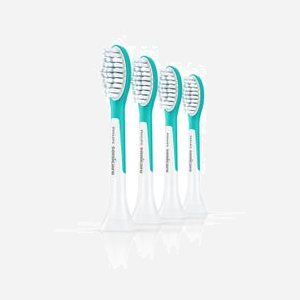 Têtes de brosse Philips Sonicare For Kids HX6044/90 (x4) - Brins Doux, 62000 mouvements/min, 7+ ans, Compatibilité Philips - Miniature 1
