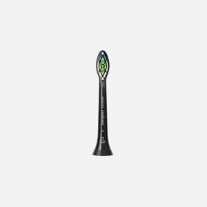 Philips Sonicare Optimal White HX6062/88 - Lot de 2 têtes de brosse, rigidité moyenne, 62000 mouvements/min, remplacement 3 mois, noir - Miniature 2