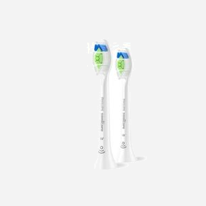 Philips Sonicare Optimal White HX6062/87 Lot de 2 Têtes de Brosse, Brins Moyens, Remplacement 3 Mois, Compatibilité Philips - Miniature 1