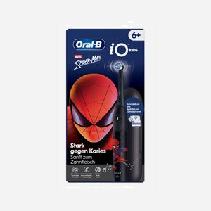 Oral-B iO Kids Spiderman Brosse à dents rotative enfant noire, 3 modes, minuterie 2min, batterie intégrée, IP67, 1 poignée, 1 tête, support app mobile - Miniature 2