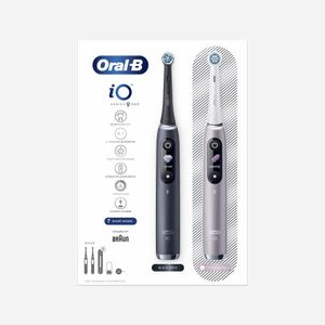 Oral-B iO 80363731 Brosse à Dents Électrique Rotative Oscillante Adulte Noir/Argent, 7 Modes, Minuteur 2min, Bluetooth, Batterie Li-Ion, 2 Têtes, Chargeur - Miniature 3