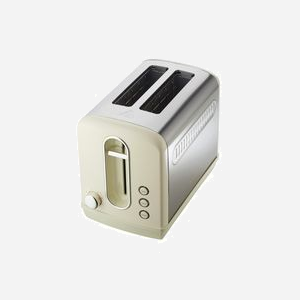 Gorenje T1100CLI Grille-Pain 2 Tranches 1100W Champagne Corps Plastique/Métal, 6 Niveaux Brunissage, Fonctions Réchauffage et Décongélation - Miniature 2