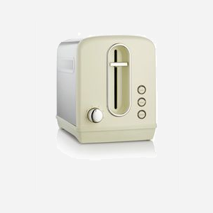 Gorenje T1100CLI Grille-Pain 2 Tranches 1100W Champagne Corps Plastique/Métal, 6 Niveaux Brunissage, Fonctions Réchauffage et Décongélation - Miniature 4