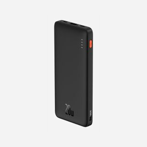 Baseus Airpow 10000mAh Noir - Batterie Externe Power Delivery 20W, 1x USB-A, 1x USB-C, recharge rapide, compatible Smartphones/Tablettes, PPQD090001 - Miniature 1