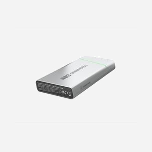 Green Cell PBPLGC20P Power Bank 20800mAh Li-Ion, Aluminium, 1x USB-A & 2x USB-C avec Power Delivery jusqu'à 65W, Recharge USB, Noir/Vert/Gris/Argent - Miniature 2