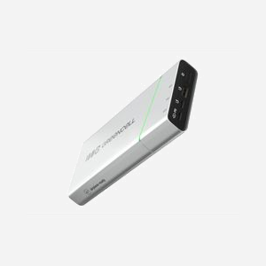 Green Cell PBPLGC20P Power Bank 20800mAh Li-Ion, Aluminium, 1x USB-A & 2x USB-C avec Power Delivery jusqu'à 65W, Recharge USB, Noir/Vert/Gris/Argent - Miniature 3