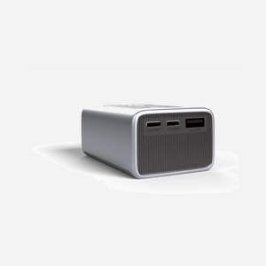PATONA 4238 Batterie Externe 10000 mAh Li-Ion Argent Power Delivery 35W 1x USB-A & 2x USB-C avec écran pour Smartphone/Tablette/Laptop - Miniature 2