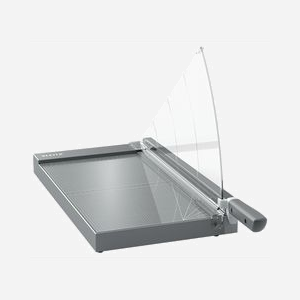 Massicot Leitz 90240000 A3 : Coupe 25 feuilles, lame acier inoxydable, 610x390x300mm, base aluminium/verre, poids 4.1 kg