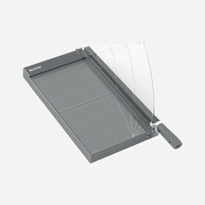 Massicot Leitz 90240000 A3 : Coupe 25 feuilles, lame acier inoxydable, 610x390x300mm, base aluminium/verre, poids 4.1 kg - Miniature 5