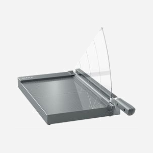 Leitz Massicot A4+ 25 Feuilles - Lame Acier Inoxydable - Dimensions 585x360x300mm - Structure Aluminium/Verre - Référence 90230000