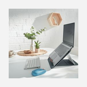 Leitz Ergo Cosy Support Laptop Gris pour écrans 13" à 17" (33-43.2cm), Dimensions 247x312x50mm, Poids 380g, Référence 64260089 - Miniature 3